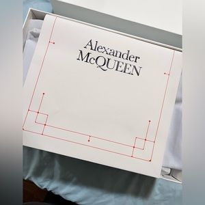 Alexander McQueen black on black brand new size 43- US 9